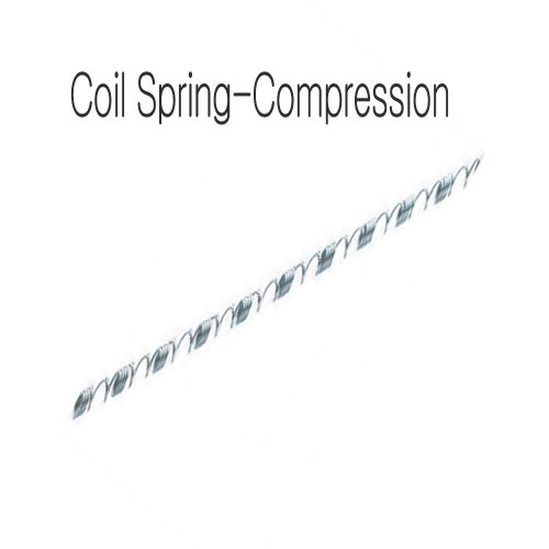 Coil Spring-Compression 1pkg(3ea)국산